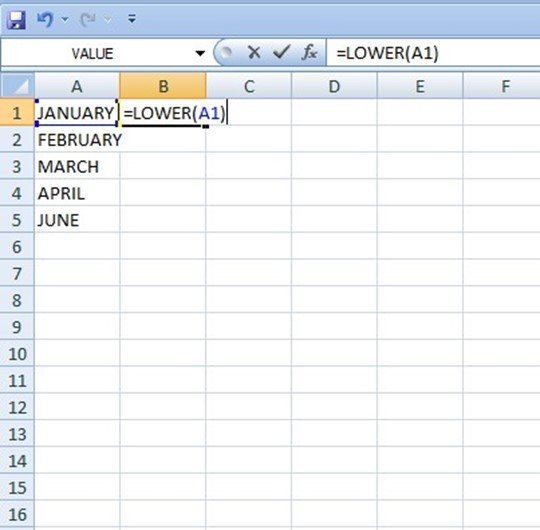 How Do I Change Text From Capitals To Lowercase In Excel