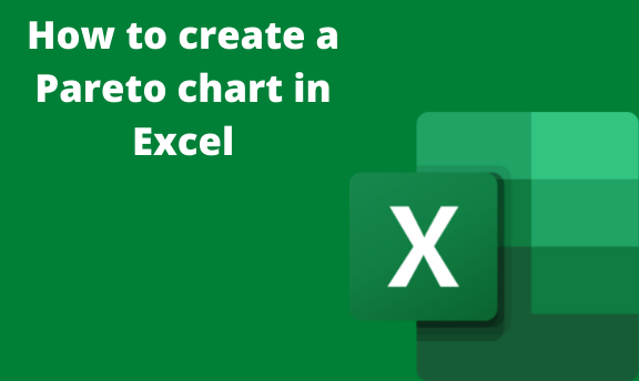 How to create a Pareto chart in Excel